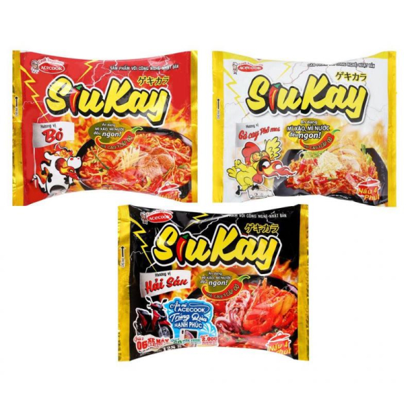 Mì, nui, cháo, gia vị, nước chấm